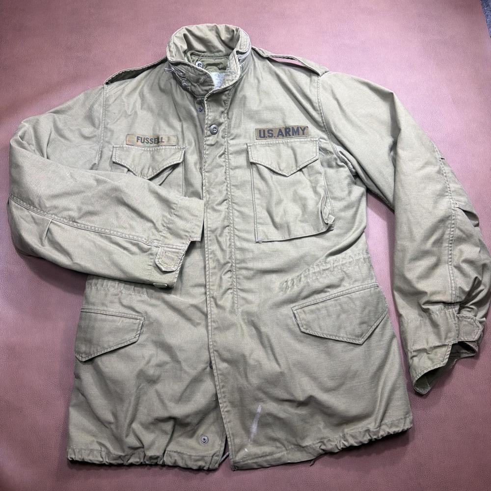 Vtg US Army Vietnam M65 Field Jacket 1971 Men's M Long Tall W/INNER PUFFER! Rare